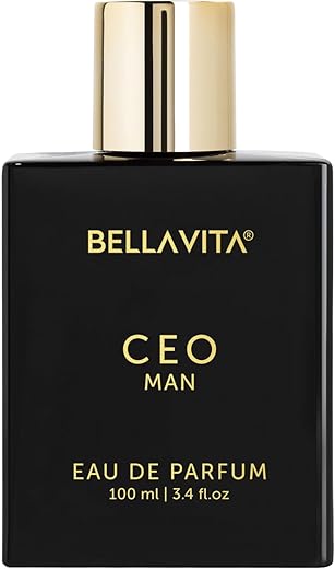 Bella Vita Luxury CEO Man Eau De Parfum Perfume with Lemon, Lavender, Tonka, Mandarin & Vetiver|Premium, Long Lasting Woody Fragrance for Men, 100 ML