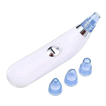 BINSBARRY 4 in 1 Multi-Function Blackhead Whitehead Extractor Remover Device, Skin Cleaner, Pimple Removal Tool, Acne Pimple Pore Cleaner Vacuum Suction Tool for Men and Women