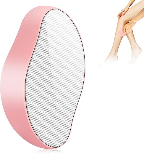 Bleam Crystal Hair Eraser for Women and Men,Magic Hair Eraser Crystal Hair Remover, Painless Exfoliation Hair Removal Device, Hair Removal Device for Arms Legs Back, Portable, Reusable, Washable