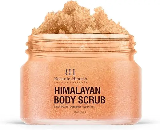 Botanic Hearth Himalayan Salt Body Scrub with Lychee Oil