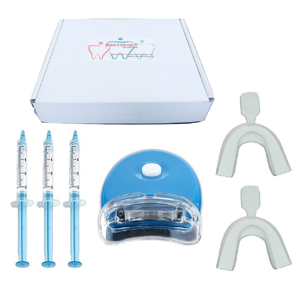 Dentology Advanced Teeth Whitening Gel Kit Enamel Safe Removes Tooth Stains