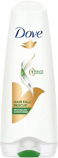 Dove Hair Fall Rescue Hair Conditioner with Sunflower Oil and Moisture Lock Technology, For Hair Fall Control and Silky, Smooth Hair, 175 ml