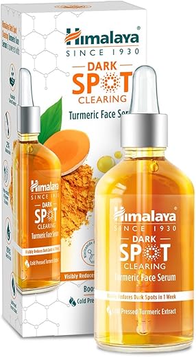 Himalaya Dark Spot Clearing Turmeric Face Serum | 10% Glycolic Acid & 2% Niacinamide | Organically sourced Turmeric | Reduce dark spots in 7 days | 30ml