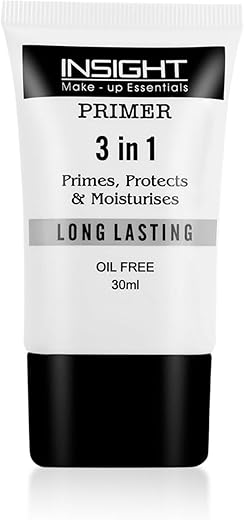 Insight Cosmetics 3 in 1 Primer for Face Makeup | Hydrating, Lightweight & Long- Lasting | All Skin Types | Oil-Free | Minimises Pores | Toxic & Cruelty Free | 30ml