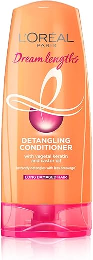 L'Oréal Paris Conditioner, Nourishes, Repair & Shine, For Long and Lifeless Hair, Dream Lengths, 180ml