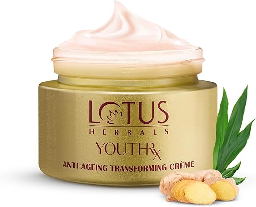 Lotus Herbals Youth Rx Anti-Aging Skin Care Range Lotus Herbals Youth Rx Anti-Aging Transforming Cream Spf 25, Pa +++- 50G, As Shown Picture (Lhr419050)