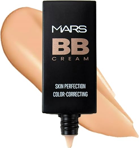 MARS BB Cream Lightweight Foundation | Blendable BB Cream for Women | Colour Correction for All Skin Types (30 ml) (Medium Beige)