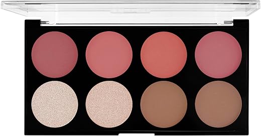 MARS Fantasy Face Palette with Blushes, Highlighters and Bronzer| Highly Pigmented & Long Lasting | Face Makeup Kit (20g) (Shade-01)
