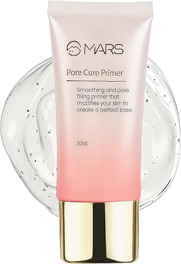 MARS Pore Cure Primer | Smooth Base | Long Lasting Makeup Primer with Oil Control (30ml)