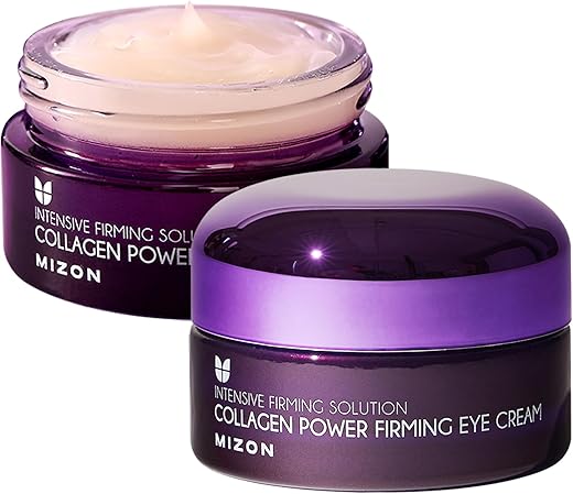 MIZON Collagen Power Firming Eye Cream, For Dark Circles and Puffiness, Improving Skin Elasticity, Highly Concentrated Collagen 25ML