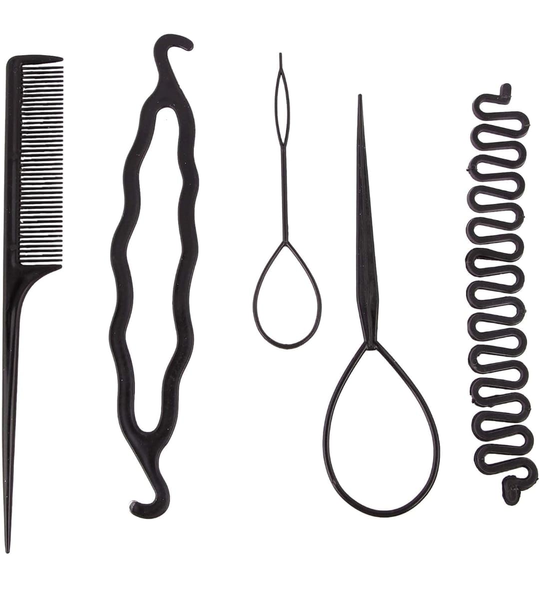 PALMATE Fashion Braids Tools/Hair Styling Kits For Women Set Of 5 Hair Accessories