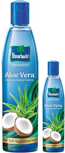 Parachute Advansed Aloe Vera Enriched Coconut Hair Oil, 250ml + 75ml | For Soft, Strong Hair