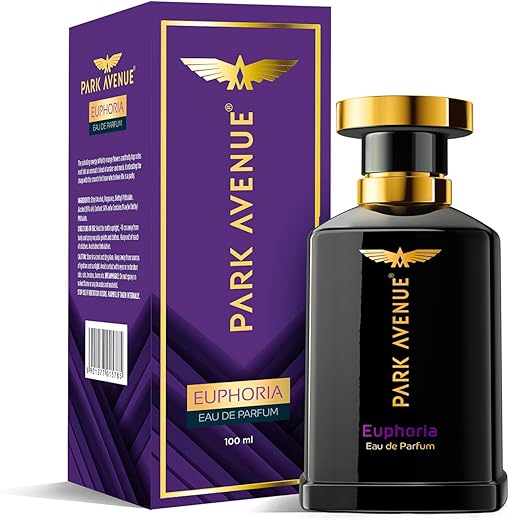 Park Avenue Euphoria, Eau De Parfum Men, 100ml | Long Lasting Perfume for Men | Diwali Gift | Premium Luxury Fragrance Scent | Aromatic Blend of Amber & Musk | Suitable for Every Occasion