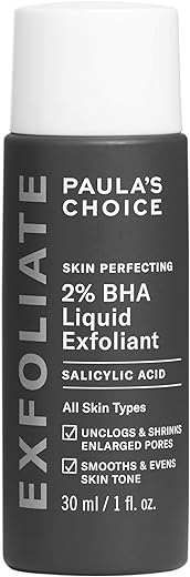 Paula's Choice-Skin Perfecting 2% BHA Liquid Salicylic Acid Exfoliant-Facial Exfoliant for Blackheads, Enlarged Pores, Wrinkles, Fine Lines