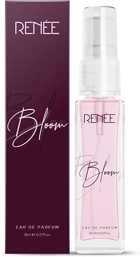 RENEE Eau De Parfum Bloom 8ml, Premium Long Lasting Luxury Perfume Scent for All Occasions, Travel Friendly Mini Perfume