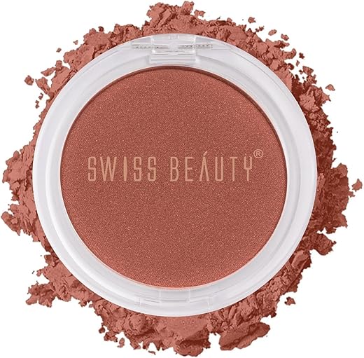 Swiss Beauty Professional Matte Blusher, Face Makeup, Glaze Bronzing, 4gm