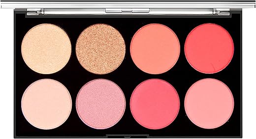 VARS;LONDON Blusher bronzer highlighter combo palette| blusher highlighter palette| face illuminating palette| highlighter powder palette| blushes| BK260A