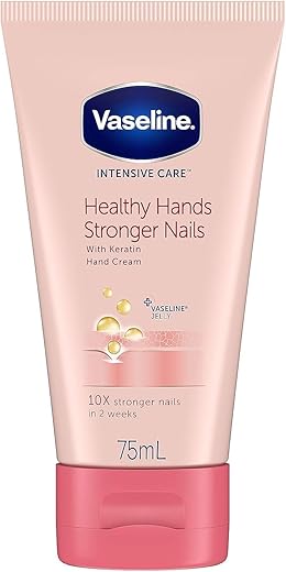 Vaseline Intensive Care Hand Cream for Healthy and Stronger Nails, 75ml