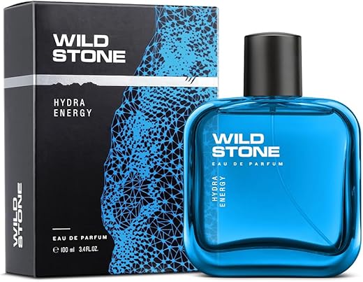 Wild Stone Hydra Energy Premium Eau De Parfum for Men, 100ml|Long Lasting Perfume|Luxury Perfume for Men