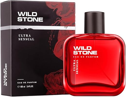 Wild Stone Ultra Sensual Long Lasting Perfume for Men, 100ml, A Sensory Treat for Casual Encounters, Aromatic Blend of Masculine Fragrances